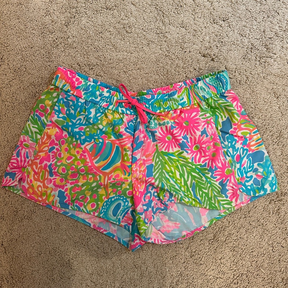 Lilly Pulitzer Luxletic Run Around Shorts - Multi Color